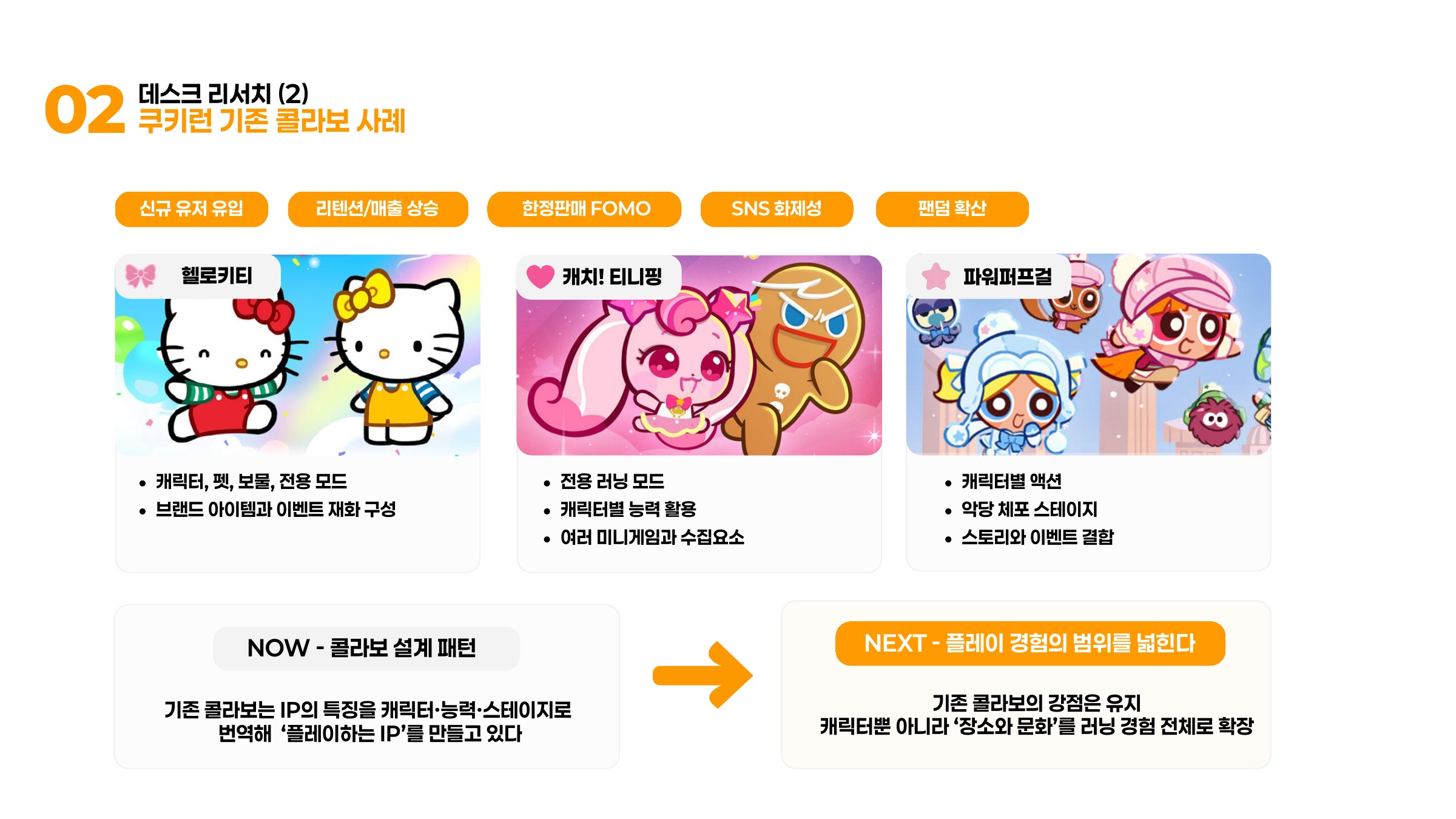 쿠키런 기존 콜라보 사례와 플레이 경험 확장 방향